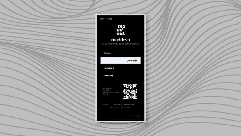 Cover Image for envite - business cards, facelifted.